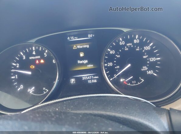 KNMAT2MT8GP698662 2016 NISSAN ROGUE Blue უკანა სავარძლების ხედი