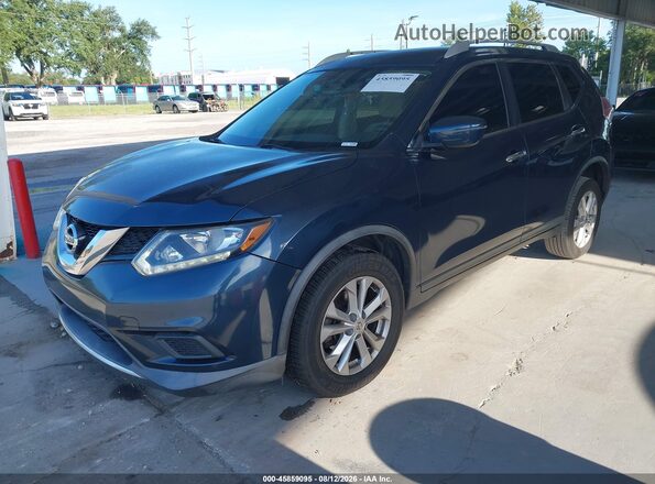 KNMAT2MT8GP698662 2016 NISSAN ROGUE Blue წინა ხედი