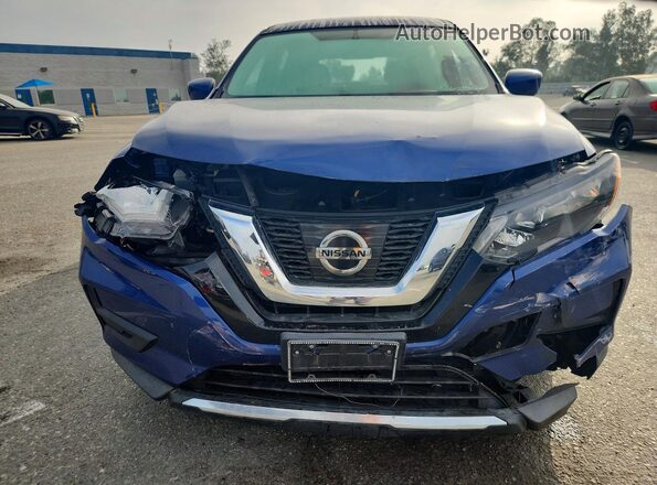 KNMAT2MT8HP607259 2017 NISSAN ROGUE Blue Vista frontal