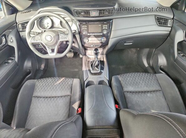 KNMAT2MT8HP607259 2017 NISSAN ROGUE Blue Vista del salpicadero