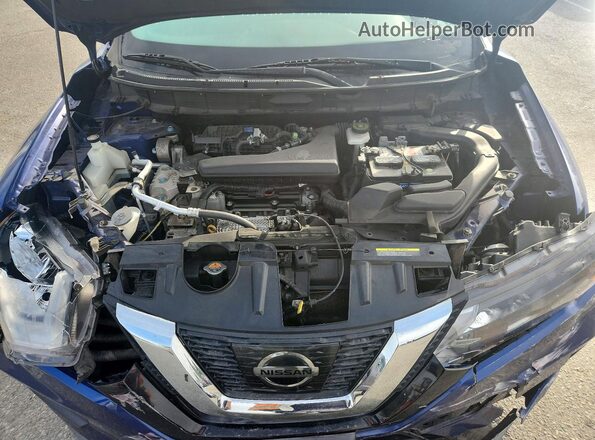 KNMAT2MT8HP607259 2017 NISSAN ROGUE Blue Vista interior trasera
