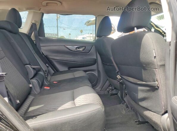 KNMAT2MT8HP608864 2017 NISSAN ROGUE Black უკანა სალონის ხედი