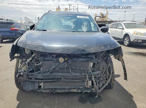 KNMAT2MT8HP608864 2017 NISSAN ROGUE Black წინა ხედი