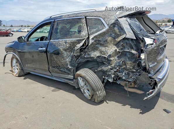 KNMAT2MT8HP608864 2017 NISSAN ROGUE Black უკანა მარცხენა