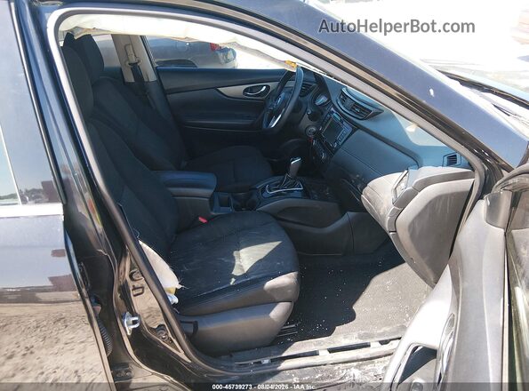 KNMAT2MT8JP503537 2018 NISSAN ROGUE Black Widok wnętrza z przodu