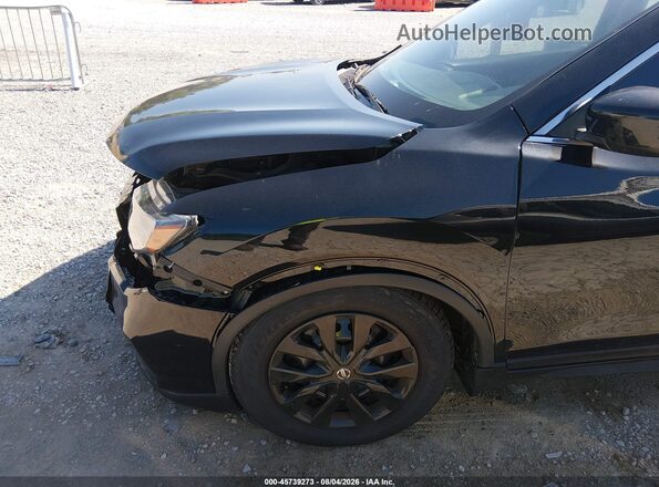 KNMAT2MT8JP503537 2018 NISSAN ROGUE Black Widok z przodu