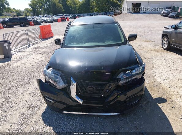 KNMAT2MT8JP503537 2018 NISSAN ROGUE Black Widok wnętrza z tyłu
