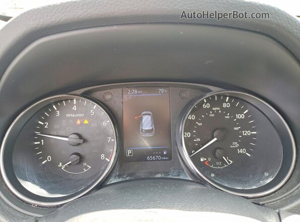 KNMAT2MT8JP513856 2018 NISSAN ROGUE Black Սարքավորումների վահանակի տեսք