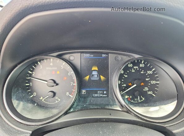 KNMAT2MT8KP519349 2019 NISSAN ROGUE Blue Սարքավորումների վահանակի տեսք