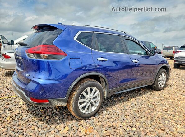 KNMAT2MT8KP519349 2019 NISSAN ROGUE Blue Հետևի աջ