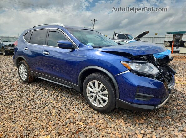 KNMAT2MT8KP519349 2019 NISSAN ROGUE Blue Առջևի աջ