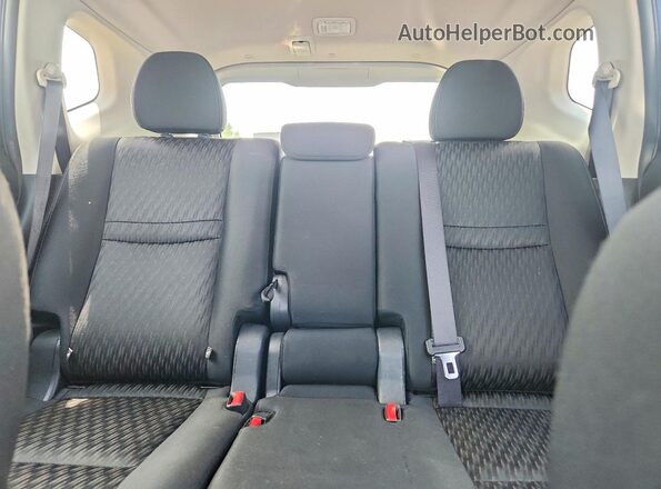 KNMAT2MT8KP519349 2019 NISSAN ROGUE Blue Հետևի նստատեղերի տեսք