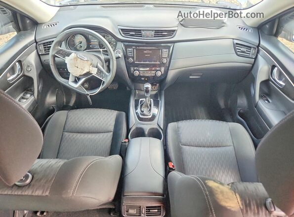 KNMAT2MT8KP519349 2019 NISSAN ROGUE Blue Առջևի վահանակի տեսք