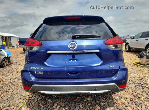 KNMAT2MT8KP519349 2019 NISSAN ROGUE Blue Հետևի տեսք