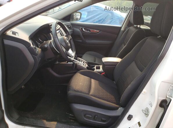 KNMAT2MT8KP541268 2019 NISSAN ROGUE White Widok wnętrza z przodu