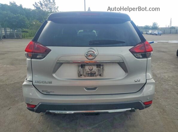 KNMAT2MT8KP558572 2019 NISSAN ROGUE Silver Widok z tyłu