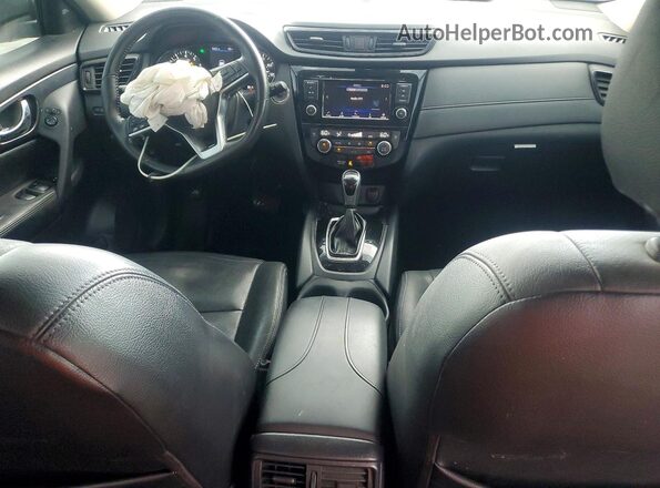 KNMAT2MT8KP558572 2019 NISSAN ROGUE Silver Widok deski rozdzielczej