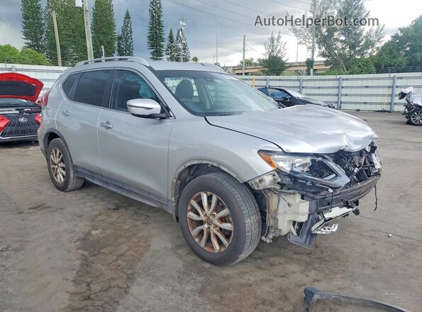 KNMAT2MT8KP558572 2019 NISSAN ROGUE Silver Przód prawy
