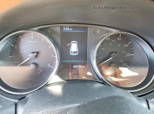 KNMAT2MT8LP527369 2020 NISSAN ROGUE Silver Սարքավորումների վահանակի տեսք