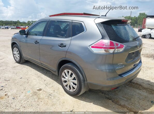KNMAT2MT9GP601663 2016 NISSAN ROGUE Gray უკანა მარცხენა