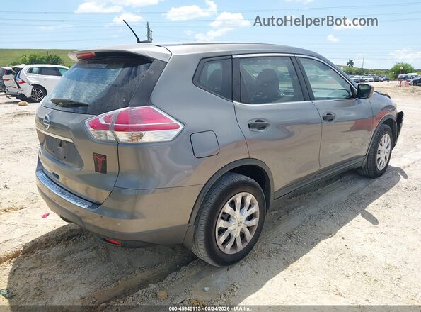 KNMAT2MT9GP601663 2016 NISSAN ROGUE Gray უკანა მარჯვენა