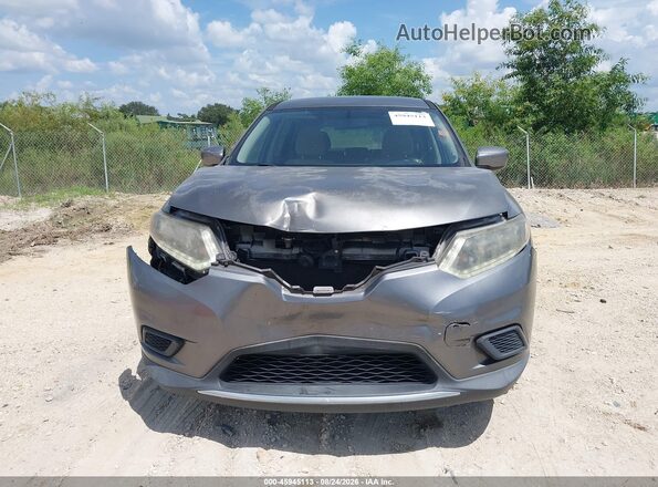 KNMAT2MT9GP601663 2016 NISSAN ROGUE Gray უკანა სალონის ხედი
