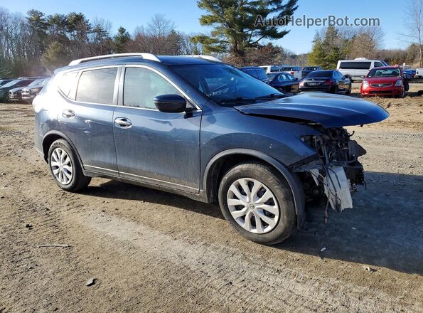 KNMAT2MT9GP612128 2016 NISSAN ROGUE Blue Առջևի աջ