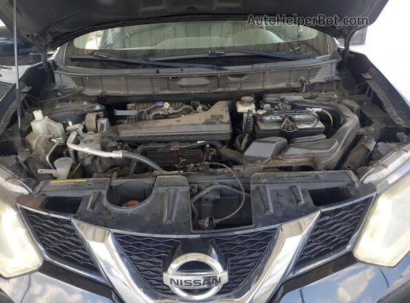 KNMAT2MT9GP622075 2016 NISSAN ROGUE Black Սալոնի հետևի տեսք