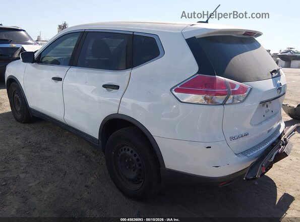 KNMAT2MT9GP649101 2016 NISSAN ROGUE White Հետևի ձախ