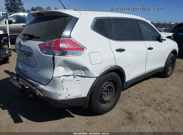 KNMAT2MT9GP649101 2016 NISSAN ROGUE White Հետևի աջ