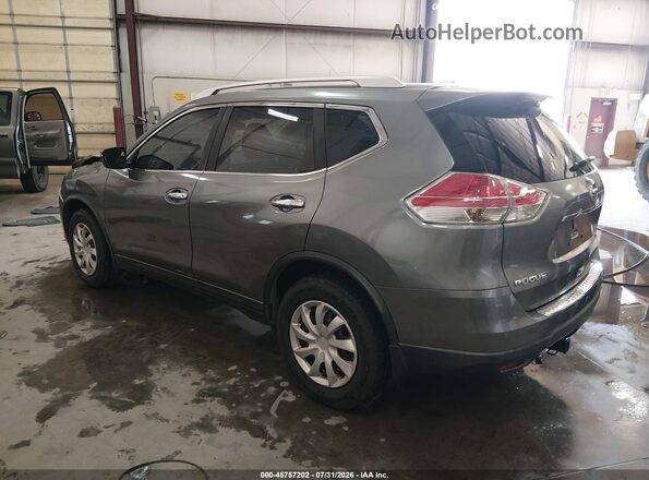 KNMAT2MT9GP733869 2016 NISSAN ROGUE Gray Rear left