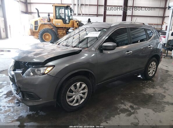 KNMAT2MT9GP733869 2016 NISSAN ROGUE Gray Front left