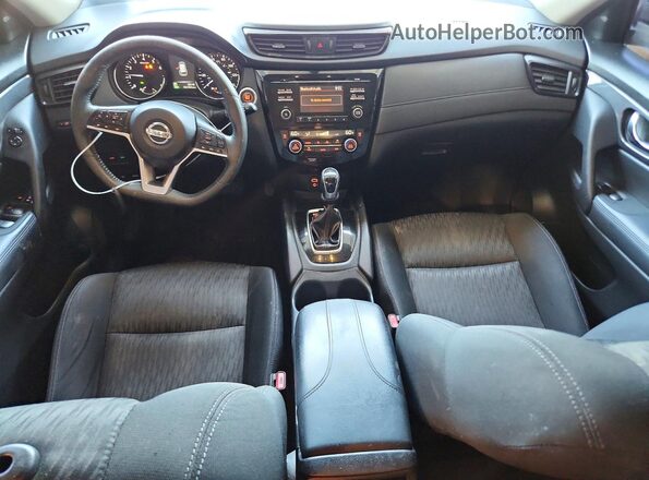 KNMAT2MT9HP540090 2017 NISSAN ROGUE Silver Առջևի վահանակի տեսք