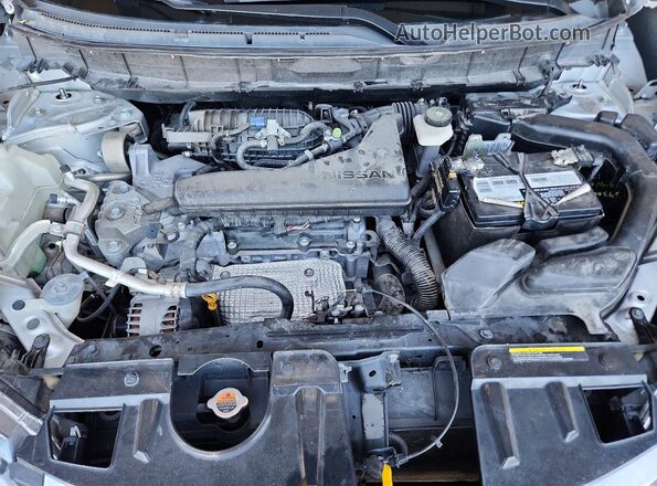 KNMAT2MT9HP540090 2017 NISSAN ROGUE Silver Շարժիչի բաժամունքի տեսք