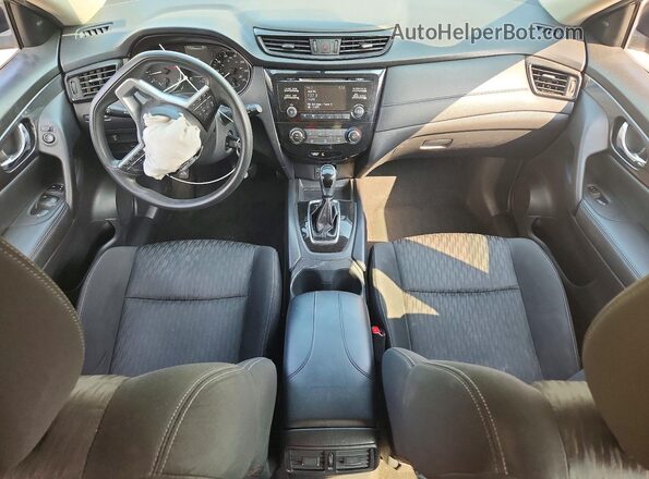 KNMAT2MT9HP575910 2017 NISSAN ROGUE Gray Առջևի վահանակի տեսք