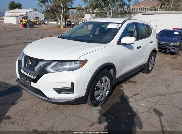 KNMAT2MT9HP603818 2017 NISSAN ROGUE White Առջևի ձախ երեք քառորդ տեսարան
