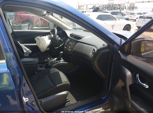 KNMAT2MT9JP520962 2018 NISSAN ROGUE Blue Widok wnętrza z przodu