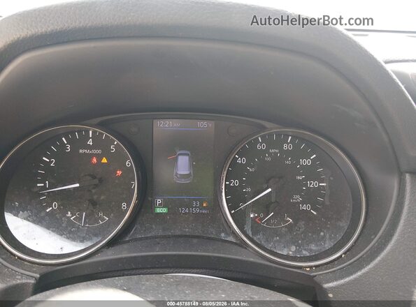 KNMAT2MT9JP520962 2018 NISSAN ROGUE Blue Widok tylnych siedzeń