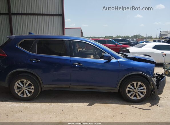 KNMAT2MT9JP520962 2018 NISSAN ROGUE Blue Widok zestawu wskaźników