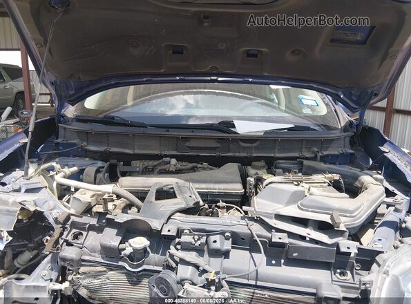 KNMAT2MT9JP520962 2018 NISSAN ROGUE Blue Widok z tyłu