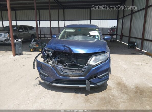KNMAT2MT9JP520962 2018 NISSAN ROGUE Blue Widok deski rozdzielczej