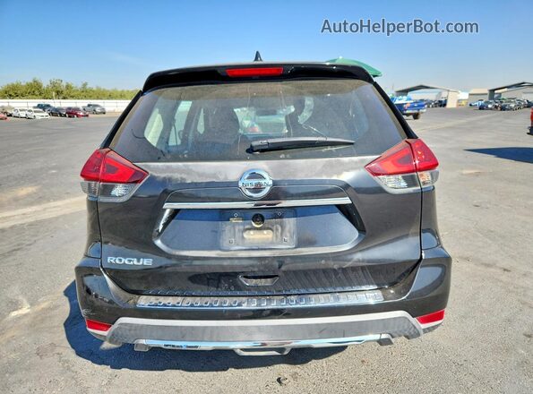KNMAT2MT9JP543156 2018 NISSAN ROGUE Black Вид ззаду
