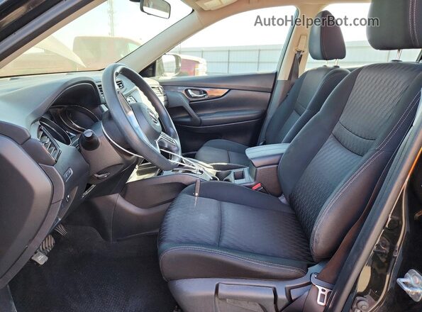 KNMAT2MT9JP543156 2018 NISSAN ROGUE Black Вид салону спереду