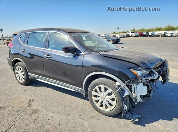 KNMAT2MT9JP543156 2018 NISSAN ROGUE Black Передня права чверть