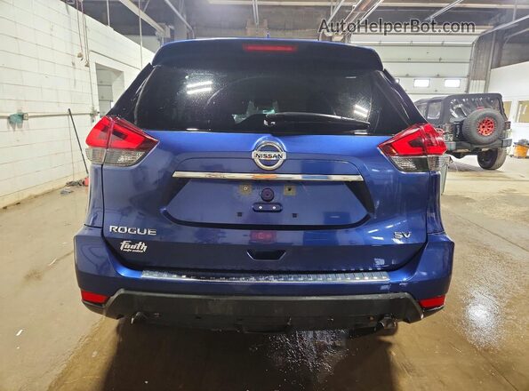 KNMAT2MT9JP603002 2018 NISSAN ROGUE Blue Vista trasera