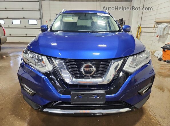 KNMAT2MT9JP603002 2018 NISSAN ROGUE Blue Vista frontal