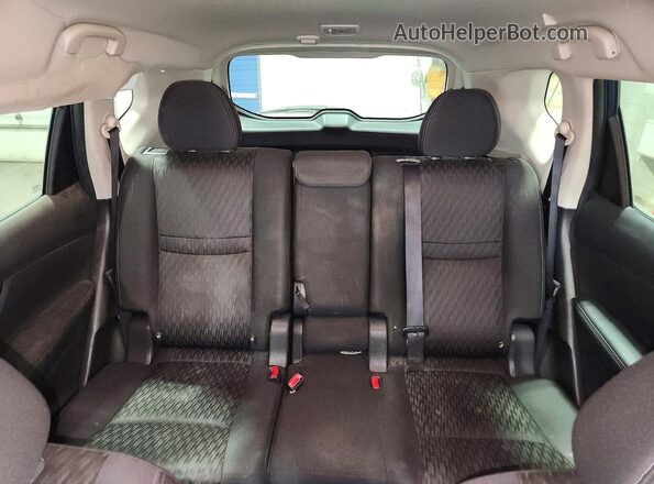KNMAT2MT9JP603002 2018 NISSAN ROGUE Blue Vista de los asientos traseros