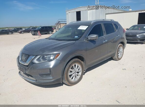 KNMAT2MT9JP605414 2018 NISSAN ROGUE Gray Vista tres cuartos delantera izquierda