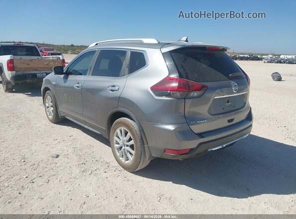 KNMAT2MT9JP605414 2018 NISSAN ROGUE Gray Trasero izquierdo