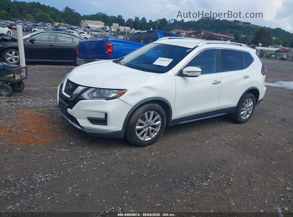 KNMAT2MT9KP510949 2019 NISSAN ROGUE White Vista tres cuartos delantera izquierda